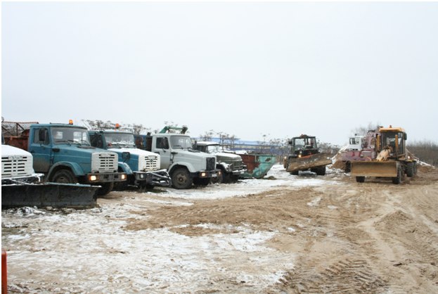 В Кимрском районе прошел смотр зимней уборочной техники