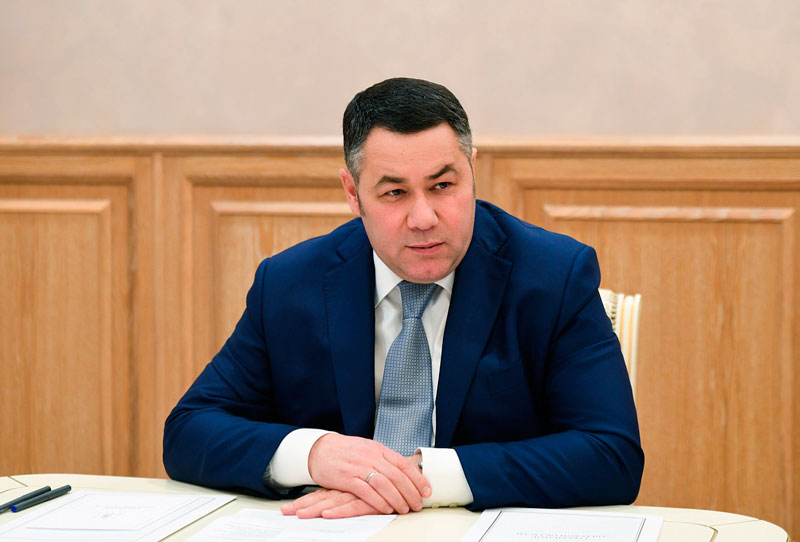 Игорь Руденя провел встречу с Ириной Балковой, избранной главой города Кимры