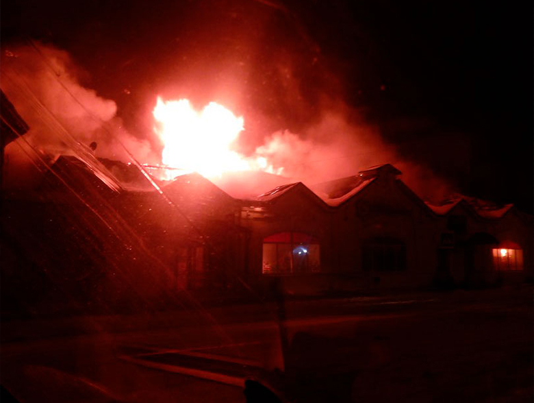 В Крещенскую ночь в центре города Кимры огнем уничтожен памятник архитектуры
